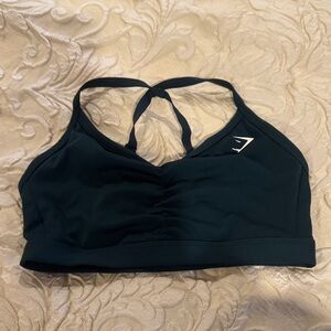 GymShark Women's Dark Green Sports Bra